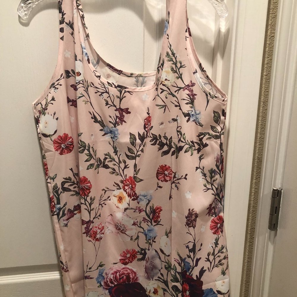 Floral tank top